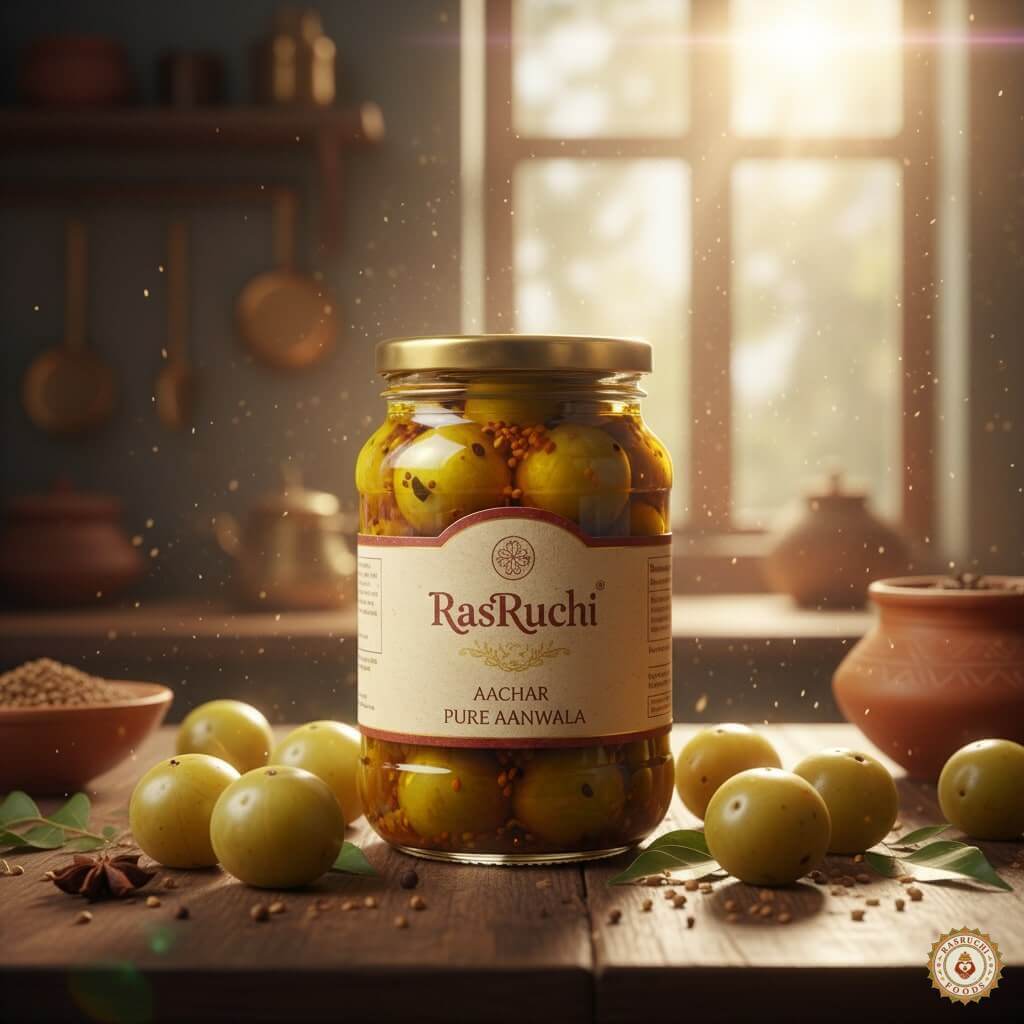 Aanwala pickle with spices